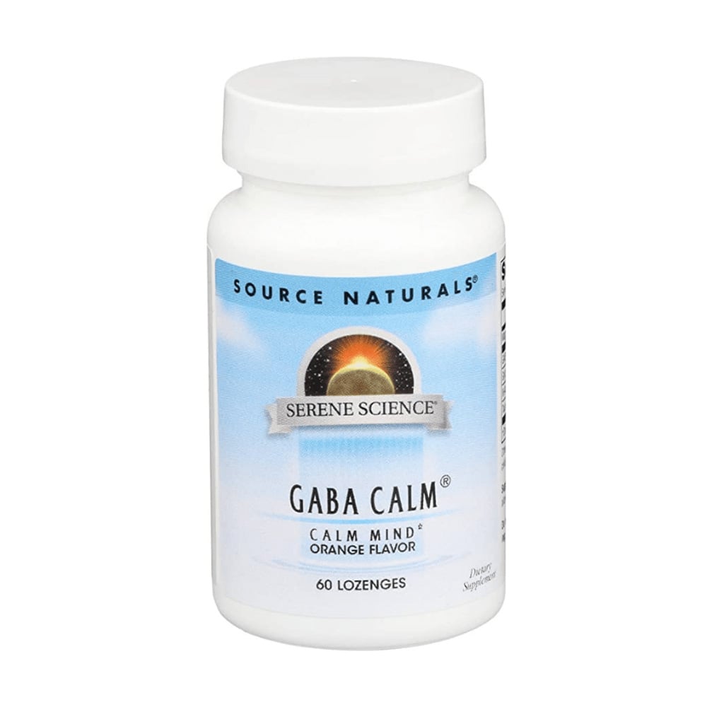 Гамма-аміномасляна кислота Source Naturals Serene Science GABA зі смаком апельсину, 60 льодяників